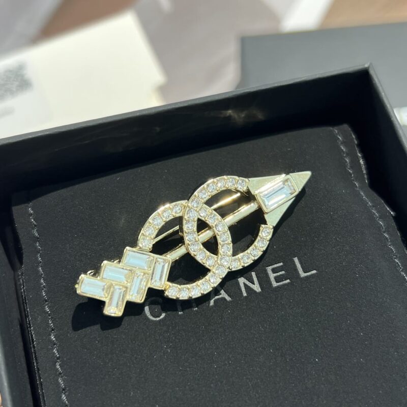 ☑️CHANEL香奈儿双c箭头胸针 - Image 6