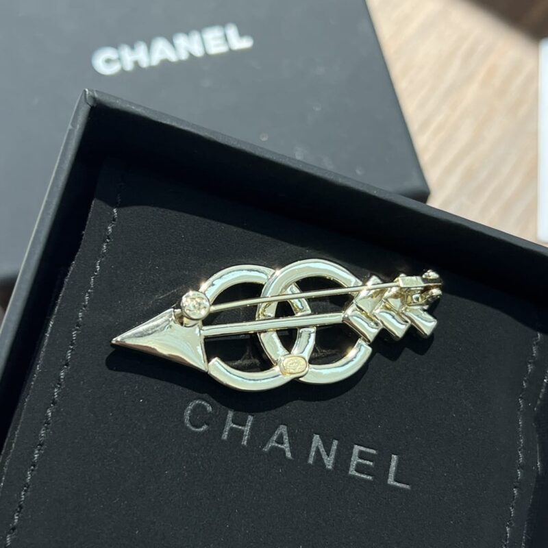 ☑️CHANEL香奈儿双c箭头胸针 - Image 7