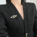 ☑️CHANEL香奈儿双c箭头胸针