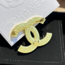 ☑️CHANEL香奈儿 双c渐变粉色胸针