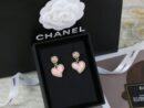 ☑️CHANEL香奈儿c2双c桃心爱心耳钉耳环