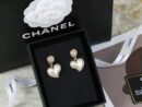 ☑️CHANEL香奈儿c2双c桃心爱心耳钉耳环
