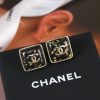☑️CHANEL香奈儿c1双c方形耳钉耳环