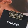 ☑️CHANEL香奈儿c1双c方形耳钉耳环