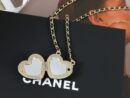 ☑️CHANEL香奈儿双c桃心爱心镜子项链