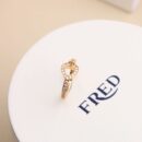 费雷德 Fred限量玫瑰金爱心桃心手链项链