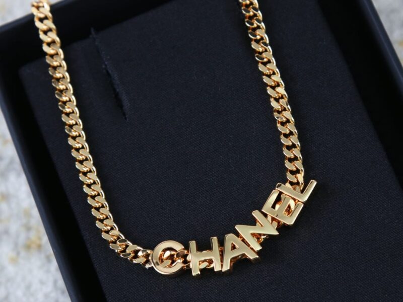 ☑️CHANEL香奈儿中古链条字母项链 - Image 3