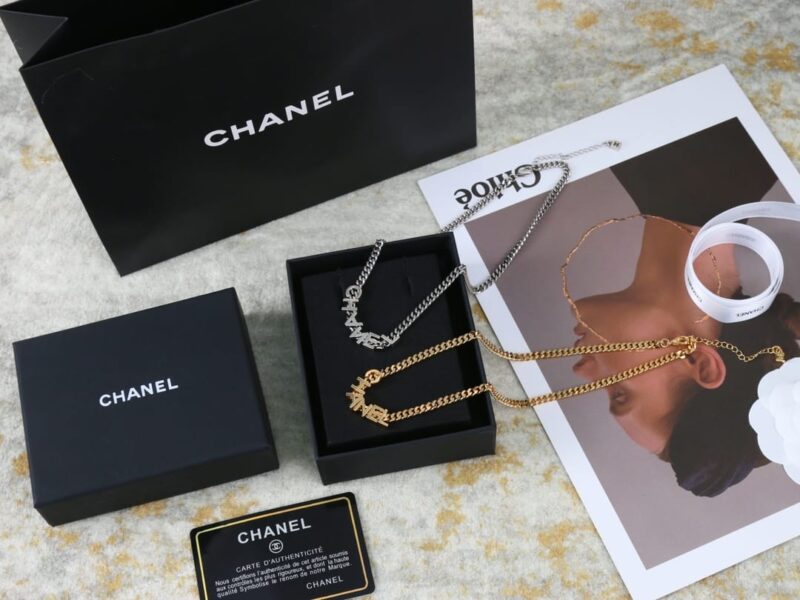 ☑️CHANEL香奈儿中古链条字母项链 - Image 5