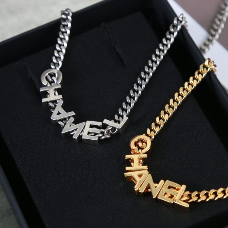 ☑️CHANEL香奈儿中古链条字母项链