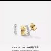 ☑️CHANEL香奈儿coco crush系列菱格纹不对称耳钉耳环