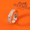 ☑️ 爱马仕HERMES纽扣戒指