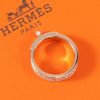 ☑️ 爱马仕HERMES纽扣戒指