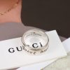 古驰gucci英文字母戒指
