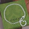 古驰gucci桃心爱心手链