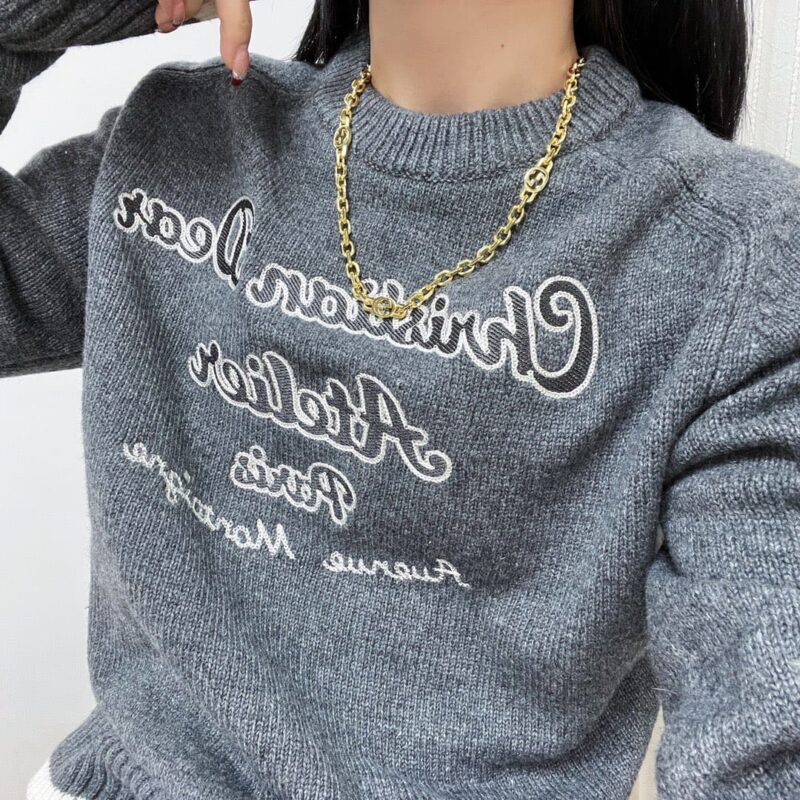 Gucci古驰金色互扣式珐琅双G项链 - Image 7