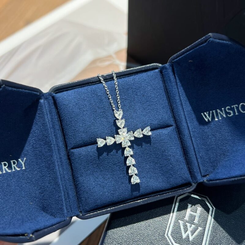 HARRY WINSTON HW海瑞温时顿十字架✟十字项链 - Image 6