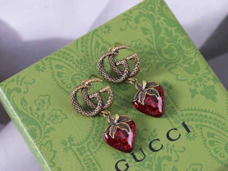 Gucci古驰草莓🍓项链 手链 耳钉耳环 - Image 25
