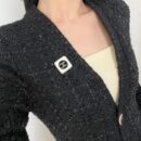 ☑️CHANEL香奈儿双c方形胸针
