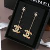 ☑️CHANEL香奈儿c2双c彩钻耳钉耳环