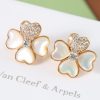 Van Cleef &Arpels 梵克雅宝cosmos 四叶草贝母耳拍