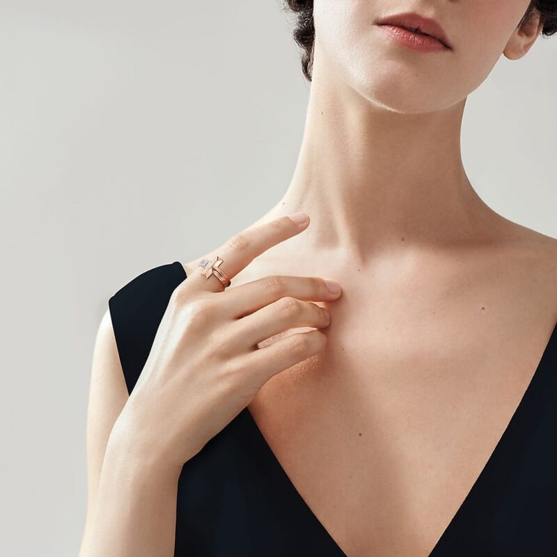 ☑️TIFFANY&Co.蒂芙尼T1方钻戒指 - Image 7