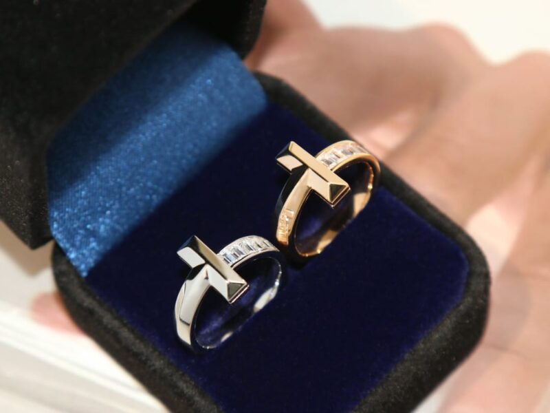 ☑️TIFFANY&Co.蒂芙尼T1方钻戒指 - Image 8