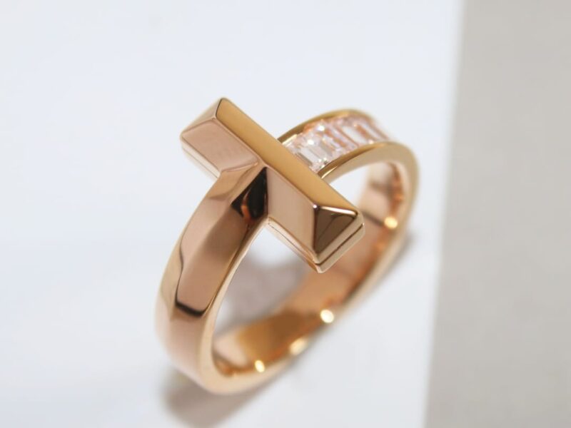 ☑️TIFFANY&Co.蒂芙尼T1方钻戒指 - Image 10