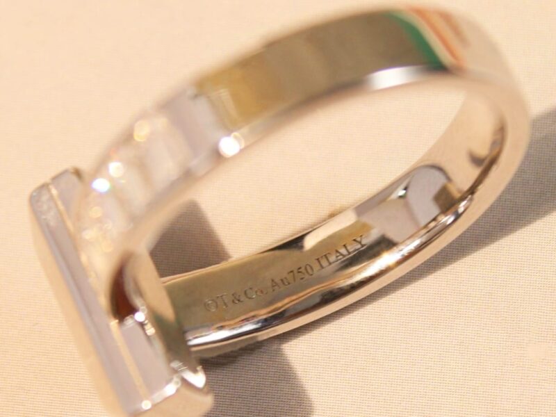 ☑️TIFFANY&Co.蒂芙尼T1方钻戒指 - Image 11