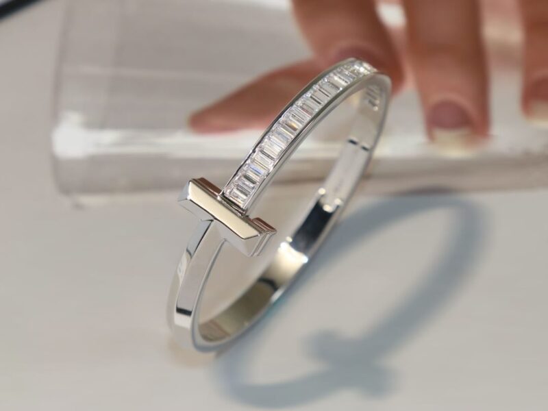 ☑️TIFFANY&Co.蒂芙尼T1方钻手镯手环 - Image 9