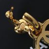 ☑️CHANEL香奈儿c2金色双c桃心爱心耳钉耳环