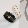 古驰gucci双G黑白陶瓷戒指