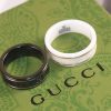 古驰gucci双G黑白陶瓷戒指