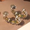 ☑️TIFFANY&Co.蒂芙尼分色交叉耳钉耳环