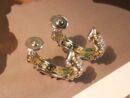 ☑️TIFFANY&Co.蒂芙尼分色交叉耳钉耳环