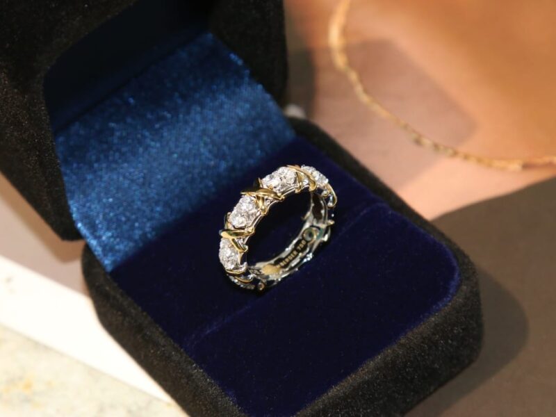 ☑️TIFFANY&Co.蒂芙尼分色交叉戒指 - Image 2