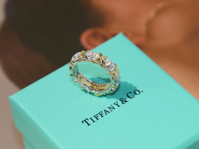 ☑️TIFFANY&Co.蒂芙尼分色交叉戒指 - Image 7