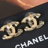 ☑️CHANEL香奈儿c1满钻双c耳钉耳环