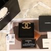 ☑️CHANEL香奈儿金色桃心爱心胸针