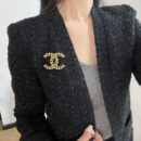 ☑️CHANEL香奈儿金色桃心爱心胸针
