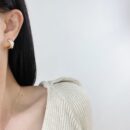 卡地亚Trinity系列三色三环耳环耳钉