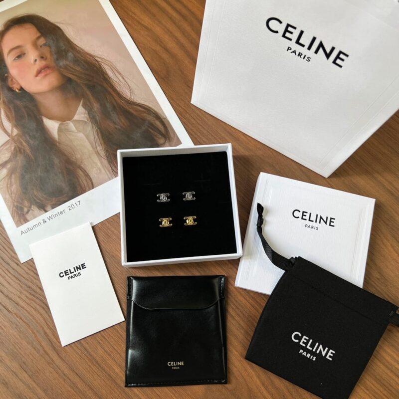 Celine赛琳凯旋门耳钉耳环 - Image 6