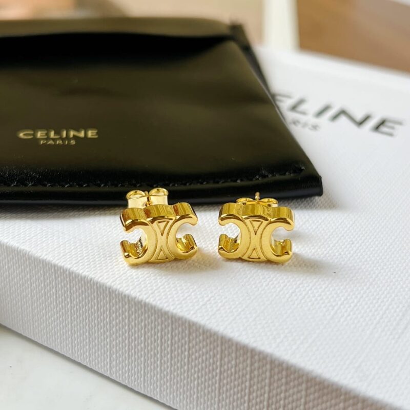 Celine赛琳凯旋门耳钉耳环 - Image 8