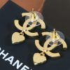 ☑️CHANEL香奈儿c2双C满钻桃心爱心耳钉耳环