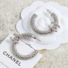☑️CHANEL香奈儿c1双c半圆满钻耳钉耳环