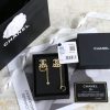 ☑️CHANEL香奈儿c2双c桃心不对称流苏耳钉耳环耳夹