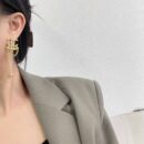 ☑️CHANEL香奈儿c2双c桃心不对称流苏耳钉耳环耳夹