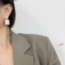 ☑️CHANEL香奈儿c2双c满钻香水瓶耳钉耳环