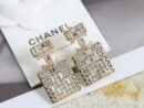 ☑️CHANEL香奈儿c2双c满钻香水瓶耳钉耳环