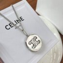 Celine赛琳凯旋门白贝母圆形项链