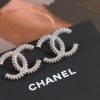 ☑️CHANEL香奈儿c1双c满钻耳钉耳环